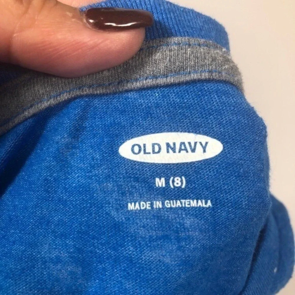 Old‎ Navy Boys Blue Shirt Size M (8)